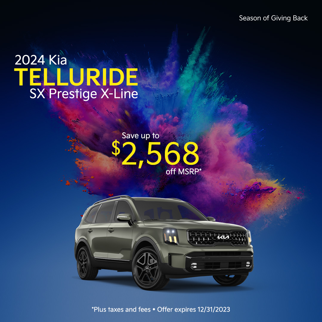 Unwrap Winter Savings With This 2024 Kia Telluride Special