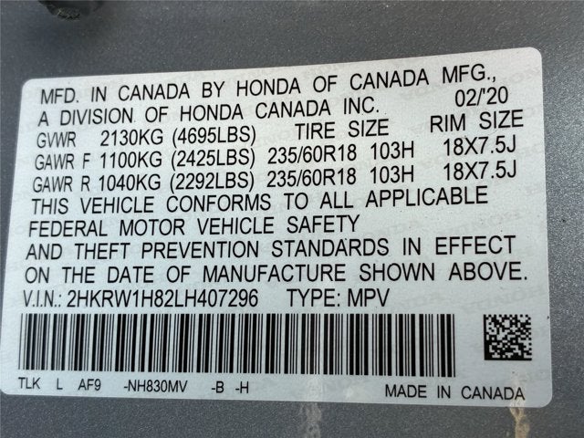 2020 Honda CR-V EX-L