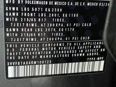 2024 Volkswagen Tiguan S