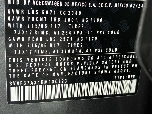 2024 Volkswagen Tiguan S