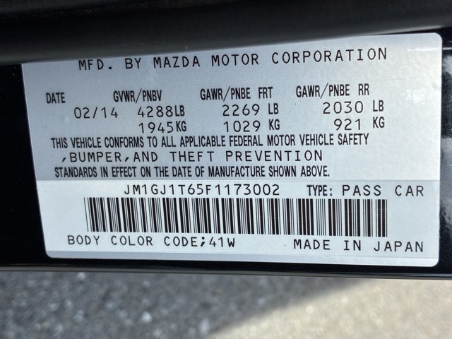 2015 Mazda Mazda6 i Touring