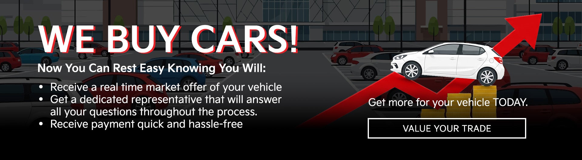 We buy cars