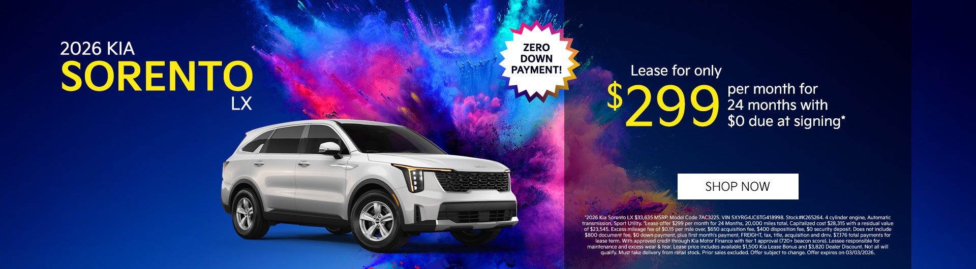 2026 Kia Sorento LX