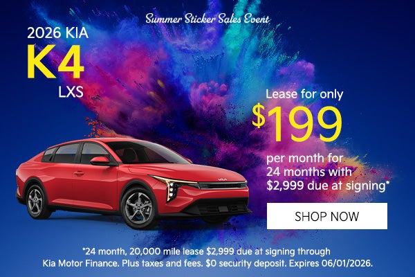 2026 Kia K4 LXS