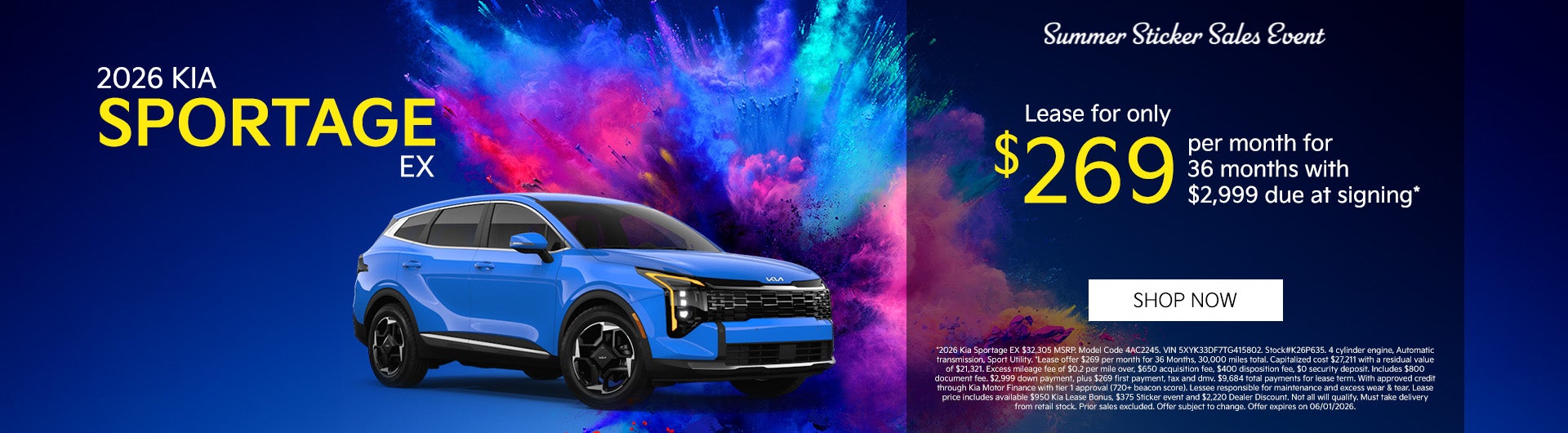 2026 Kia Sportage EX