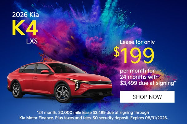 2026 Kia K4 LXS