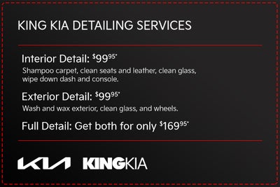 King Kia detailing services: