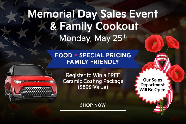 Memorial Day Sales Event