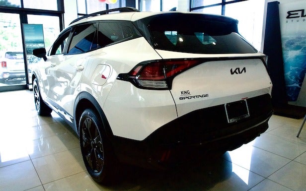 Kia Sportage in King Kia showroom